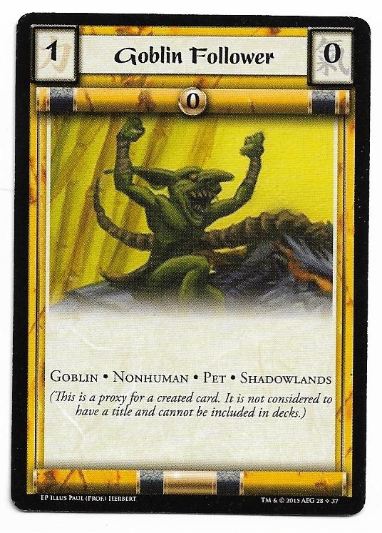 Goblin Follower - Token